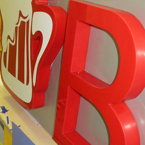 Изготовление объемных букв в Можайске